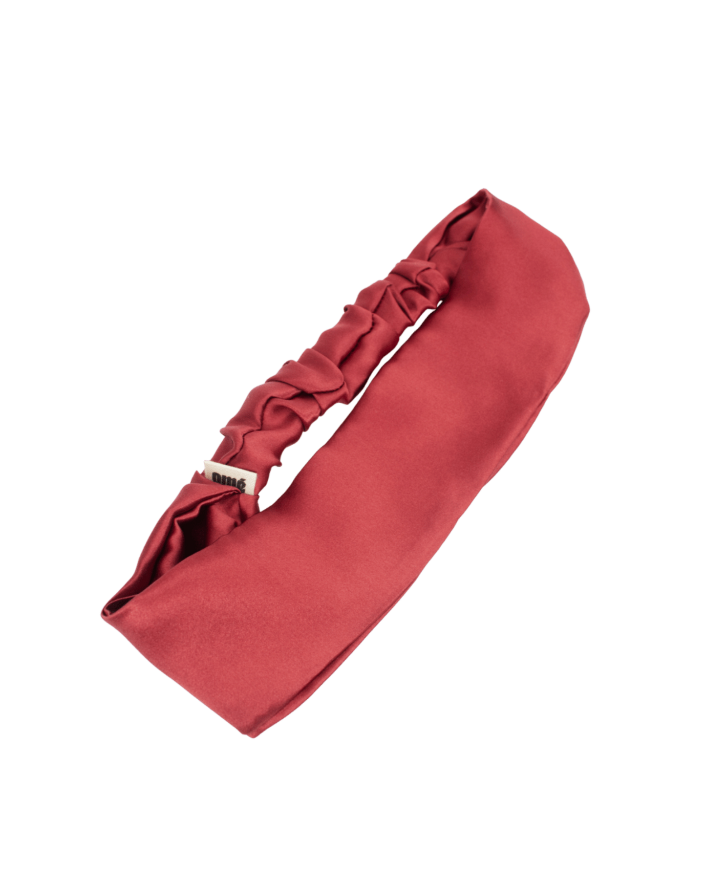 LE BANDEAU ROUGE EN SATIN DE SOIE
