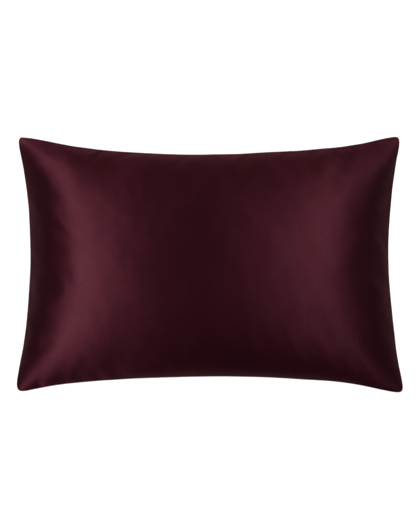 LA TAIE D'OREILLER BORDEAUX - SILK SATIN