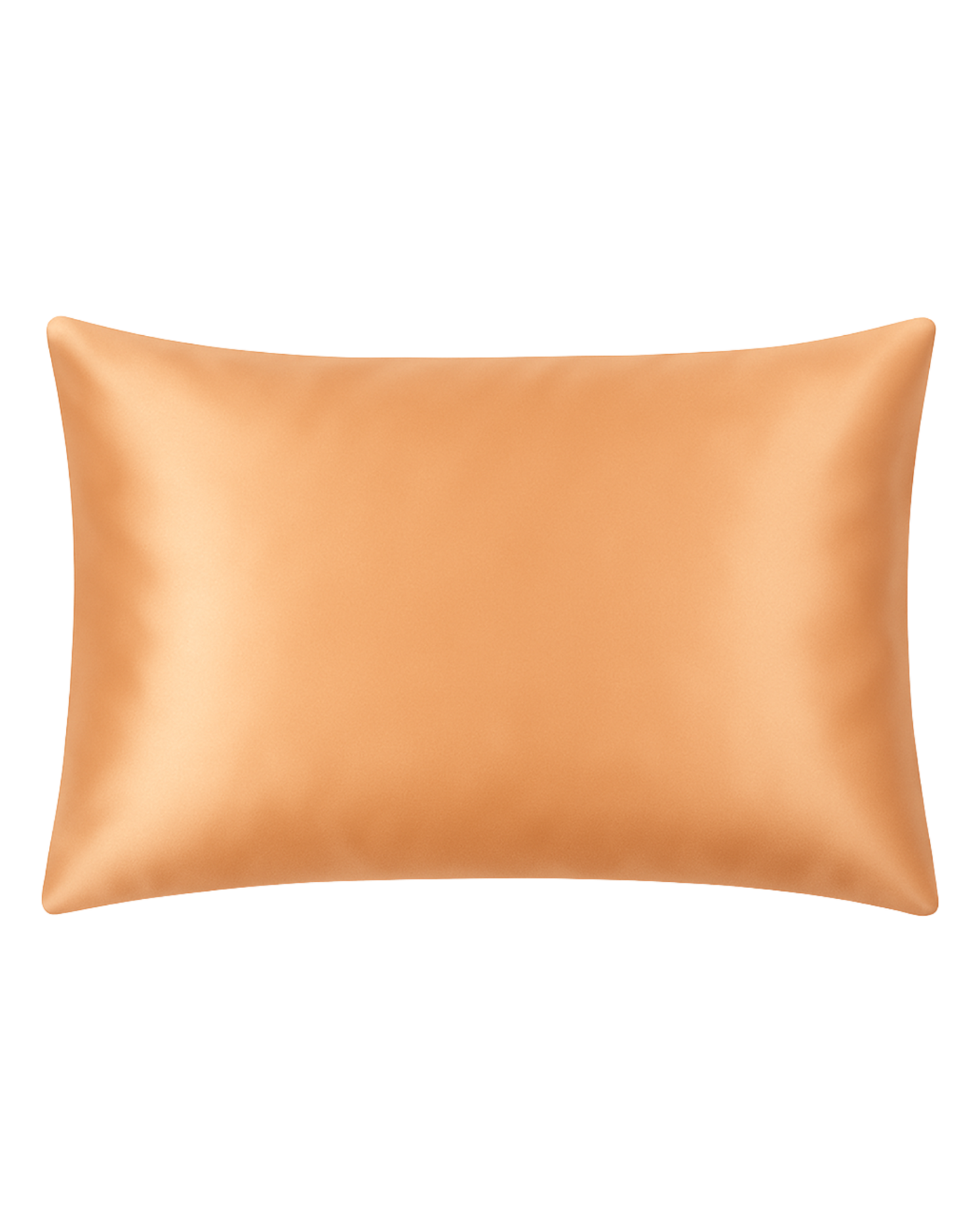 LA TAIE D'OREILLER PÊCHE - SATIN DE SOIE