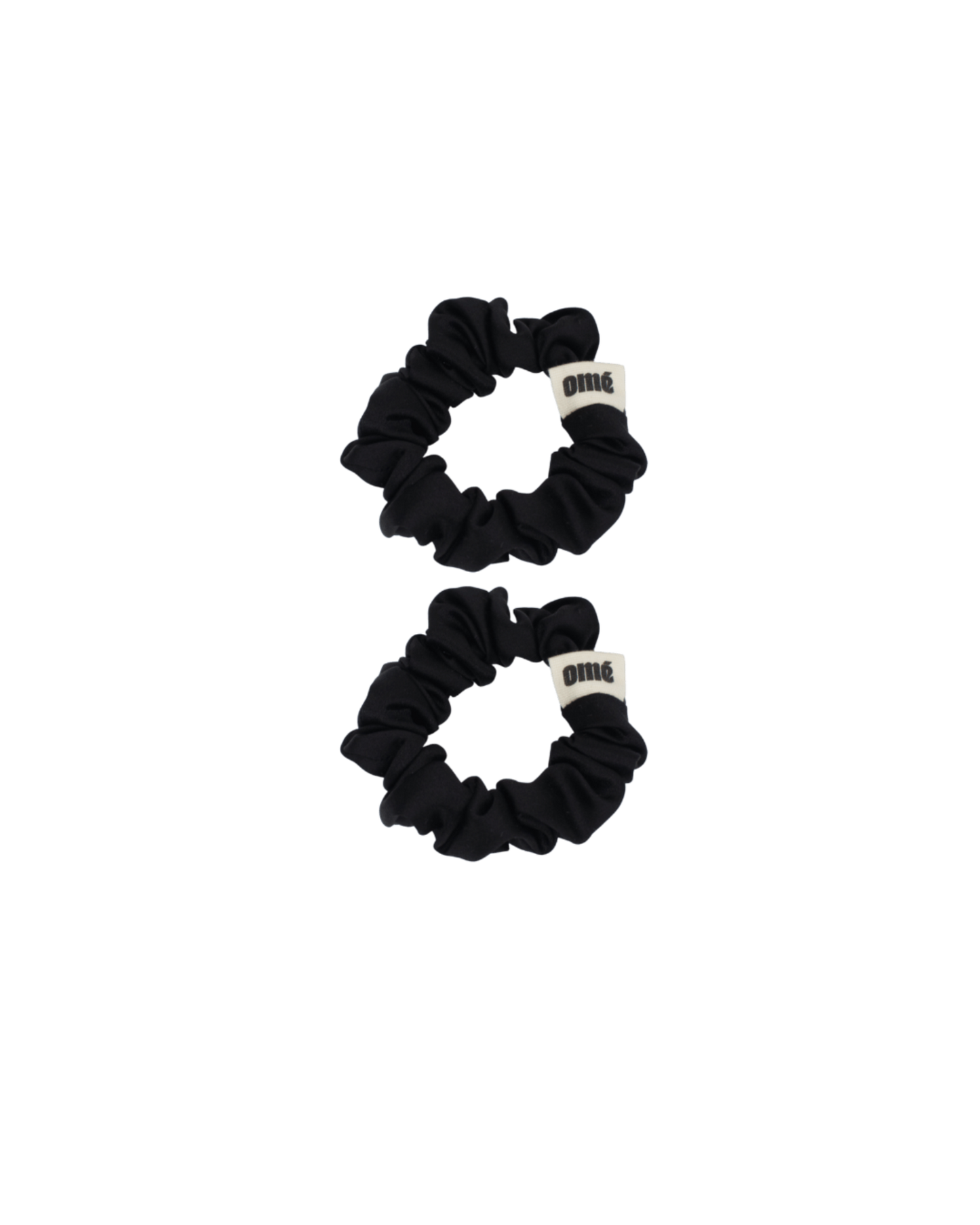 LES MINIS NOIR EN SATIN DE SOIE