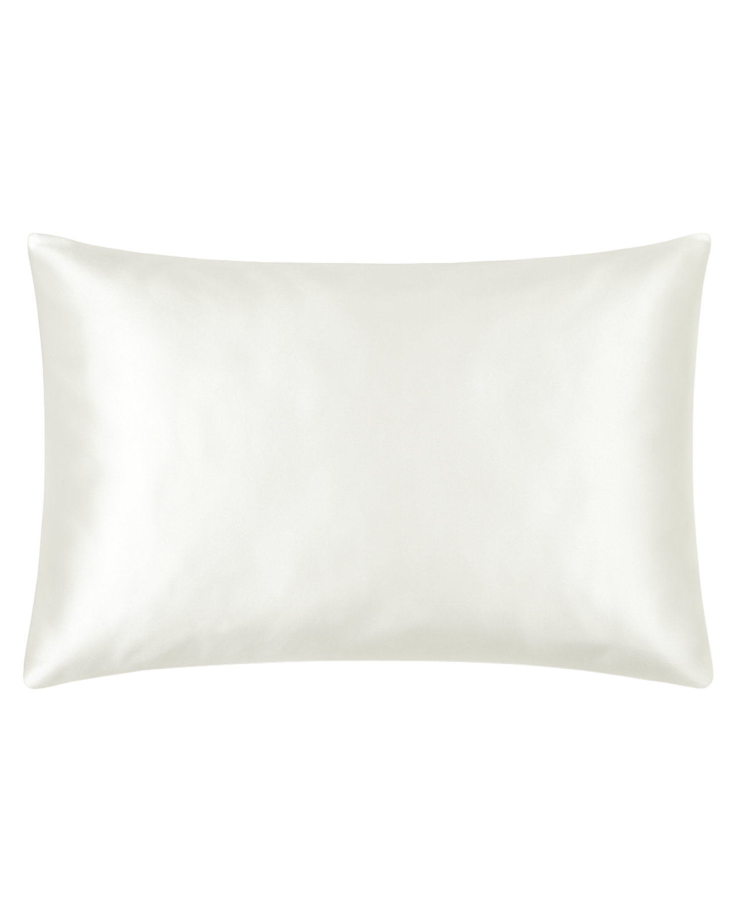 LA TAIE D'OREILLER BLANCHE - SATIN DE SOIE