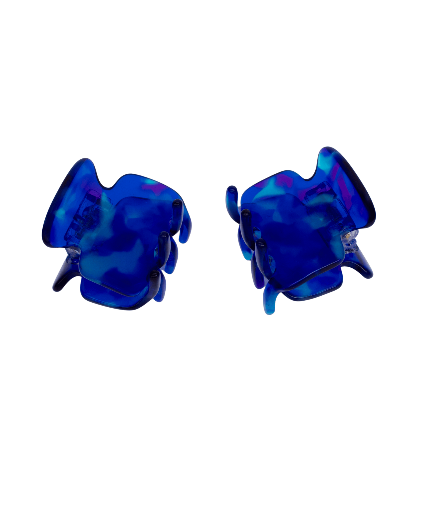 DUO PETITES PINCES BLEUES - FAIT MAIN