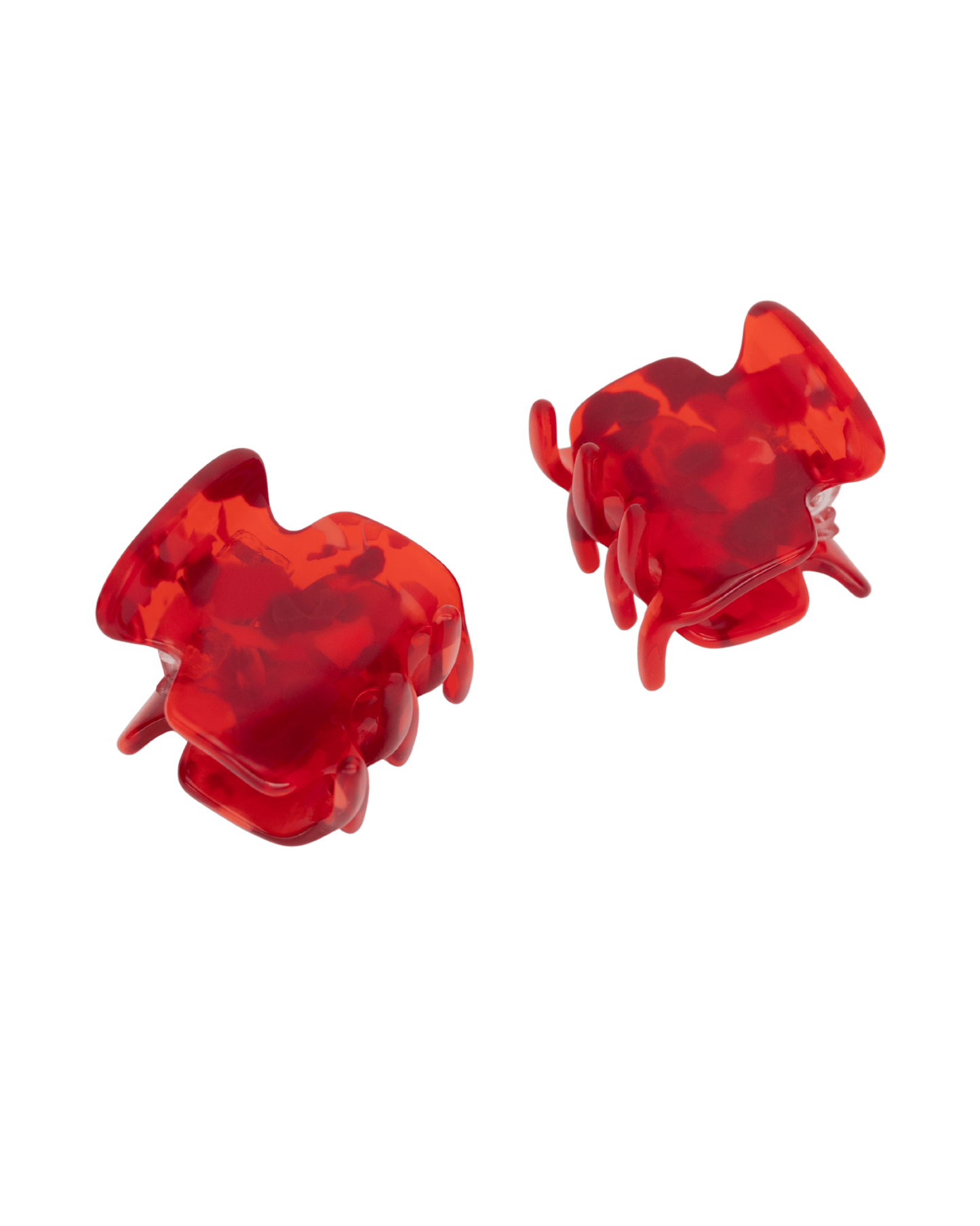 DUO PETITES PINCES ROUGES - FAIT MAIN