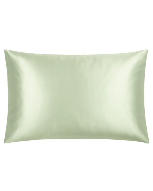 LA TAIE D'OREILLER JADE - SATIN DE SOIE