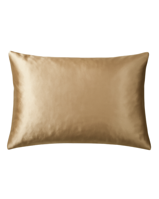 LA TAIE D'OREILLER SABLE - SATIN DE SOIE